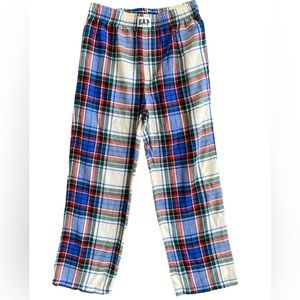 🆕Gap Kids 100% Recycled Flannel PJ Pant Buffalo Plaid Size 6